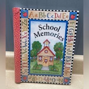 School Memories Keepsake Artwork Book - Grade K~12 Back To School NWT